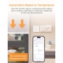 Smart touch switch for curtains with percentage control and timer