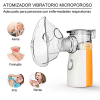 Nebulizador portátil inalámbrico para inhalación, apto para niños y adultos, 10 ml – Naranja