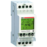 VEMER VE341400 Digital timer, NFC, daily/weekly scheduling, 2 channels