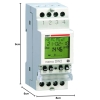 VEMER VE341400 Digital timer, NFC, daily/weekly scheduling, 2 channels