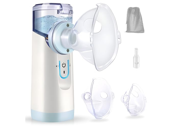 Inhalador USB portátil – Awenta, silencioso y recargable, para niños y adultos. Inhalador USB portátil – Awenta, silencioso y recargable, para niños y adultos.
