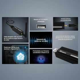 SONOFF Zigbee 3.0 USB Dongle Plus з антеною для систем розумного дому
