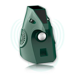 Ультразвуковой отпугиватель животных, солнечный, PIR, IP45, USB зарядка