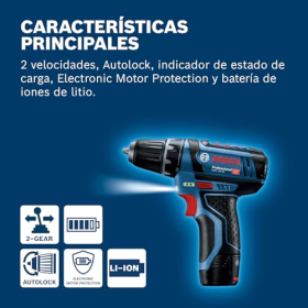 Bosch Professional GSR 12V 15 Cordless Screwdriver Set with 2 Batteries, Charger and Accessories