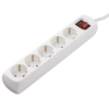 Hama 5-way power strip, 1.4 m, with switch and increased contact protection