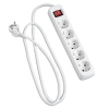 Hama 5-way power strip, 1.4 m, with switch and increased contact protection