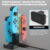 Зарядная станция для Nintendo Switch [4 в 1 Joy-Con] Diyife – Контроллер – Зарядное устройство Кабель типа C со светодиодным дисплеем Интеллектуальная схема