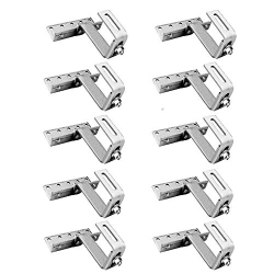 Offgridtec Edelstahl-Deckenhaken – 10 Stück, 3-fach verstellbar
