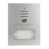 REV Quattroline 3003108 Intercom with door opener, 230 V, 3 ring tones, silver