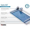 Dahle 507 Craft Creative DIN A4 self-sharpening lever cutter with automatic pressure control