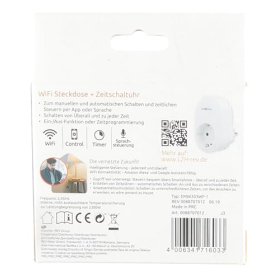 REV Link2Home smart socket, wireless socket, timer, smart home, iOS, Android, Alexa, Google Assistant, white