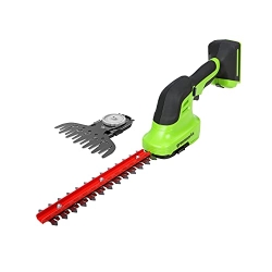 Садовый триммер Greenworks G24SHT 2/1 - 2800 об/мин - нож для травы 15 см БЕЗ аккумулятора 24 В и зарядного устройства