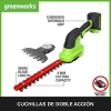 Садовий тример Greenworks G24SHT 2/1 - 2800 об / хв - ніж для трави 15 см БЕЗ акумулятора 24 В і зарядного пристрою