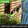 Садовий тример Greenworks G24SHT 2/1 - 2800 об / хв - ніж для трави 15 см БЕЗ акумулятора 24 В і зарядного пристрою