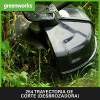 Greenworks 40V cordless grass trimmer, 40 cm cutting width, 2 batteries