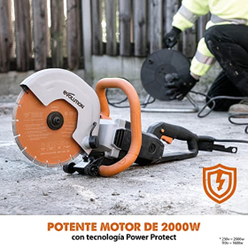 Evolution R255DCT - Betonsäge 255mm, Schnitt 102mm