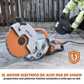 Evolution R300DCT+ 300mm concrete cutting saw, 2400W