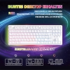 Kaufen Sie CIY X77 Mechanische Gaming-Tastatur, 88 Tasten, QWERTZ-Layout, programmierbares RGB, dreifach höhenverstellbar, Typ-C-Kabel, Hot-Swap-fähige Tastatur