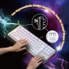 Kaufen Sie CIY X77 Mechanische Gaming-Tastatur, 88 Tasten, QWERTZ-Layout, programmierbares RGB, dreifach höhenverstellbar, Typ-C-Kabel, Hot-Swap-fähige Tastatur