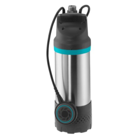 Gardena 5900/4 Inox — погружной насос, 5900 л/ч, фильтр-грязеуловитель, низкий уровень шума, защита от сухого хода