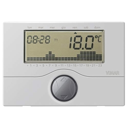 Vimar Chronothermostat mit Timer, Silber