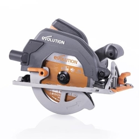 Evolution Power Tools R185CCS circular saw with rail, TCT 185mm, for wood, metal, plastic