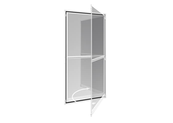 Windhager Expert 03240 - Mosquitera para puerta batiente, 100 x 210 cm, blanco Windhager Expert 03240 - Mosquitera para puerta batiente, 100 x 210 cm, blanco