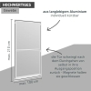 Windhager Expert 03240 - Mosquitera para puerta batiente, 100 x 210 cm, blanco