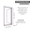 Windhager Expert 03240 - Mosquitera para puerta batiente, 100 x 210 cm, blanco