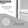 Windhager Expert 03240 - Mosquitera para puerta batiente, 100 x 210 cm, blanco