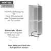 Windhager Expert 03240 - Mosquitera para puerta batiente, 100 x 210 cm, blanco