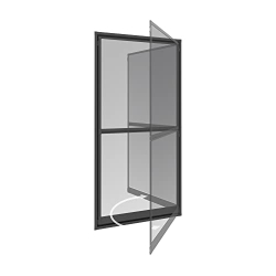 Москитная сетка Windhager Expert для вращающейся двери, 100x210 см, антрацитовый цвет