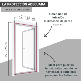 Windhager roller door mosquito net, individually shortenable, 160x225 cm