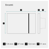 LEGRAND Smarther with Netatmo Intelligenter Unterputz-Thermostat – Schwarz