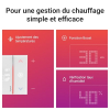 LEGRAND Smarther with Netatmo Intelligenter Unterputz-Thermostat – Schwarz