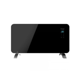 Cecotec Ready Warm Crystal WiFi Glass Radiator with Timer and Thermostat, Black