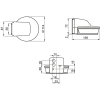 Steinel SensIQ S motion detector anthracite, 2000 W, sensor 300° | 20 m