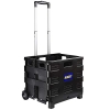 Kinzo Foldable Trolley - Up to 25 kg - With Wheels - Black
