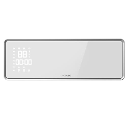 Cecotec - Network ceramic wall heater. 2000 W, LED display, WiFi control, remote control, IP22 protection