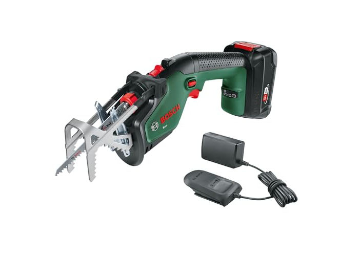Bosch Keo Akku Gartensäge 18V, 80 mm Schnitt, Schweizer Präzisionsblatt Bosch Keo Akku Gartensäge 18V, 80 mm Schnitt, Schweizer Präzisionsblatt
