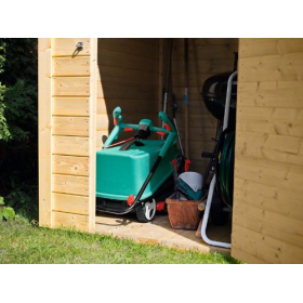 Газонокосилка Bosch Home and Garden ARM 34, разноцветная, ширина кошения 34 см