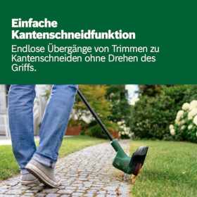 Аккумуляторный триммер для травы Bosch EasyGrassCut 18V-26, диаметр скашивания 26 см, аккумулятор в комплект не входит