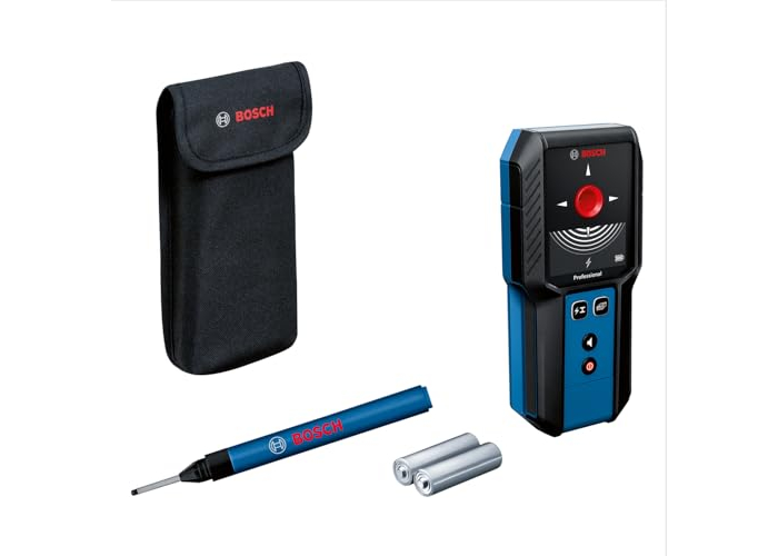 Bosch GMS 120-27 Localizador Profesional, Detección hasta 120mm, Metal, Madera, Cables Bosch GMS 120-27 Localizador Profesional, Detección hasta 120mm, Metal, Madera, Cables