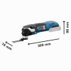 Herramienta multifunción inalámbrica Bosch Professional GOP 18V 28 18V 1.4°