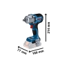 Аккумуляторный ударный гайковерт Bosch GDS 18V-450 HC, 450 Нм, без аккумулятора и зарядного устройства