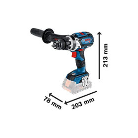 Bosch Professional GSB 18V-110 C - Impact drill with connectivity, 110 Nm, in L-BOXX