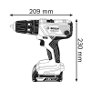 Bosch Professional GSB 18V-21 Cordless Impact Drill (55 Nm, 2 Batteries, 40-Piece Set)