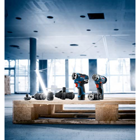 Bosch Professional 06019H3004 12V cordless screwdriver GSR 12V-35 FC (without batteries and charger, in box, Ref. FlexiClick System