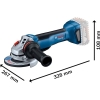 Bosch Professional 18V Cordless Angle Grinder GWS 18V-10 P