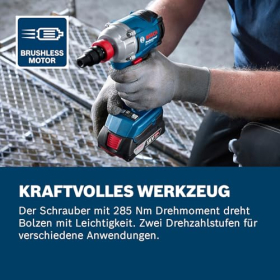 Bosch Professional 18V Cordless Impact Wrench GDX-285